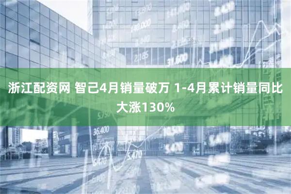 浙江配资网 智己4月销量破万 1-4月累计销量同比大涨130%